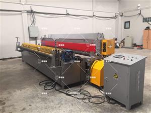 Automatic straightening and cutting system